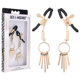 Verge Sensual Nipple Clamps - Adjustable Pleasure Journey Nipple and Clit Clamps